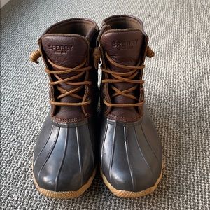 Sperry Saltwater Brown Duckboots